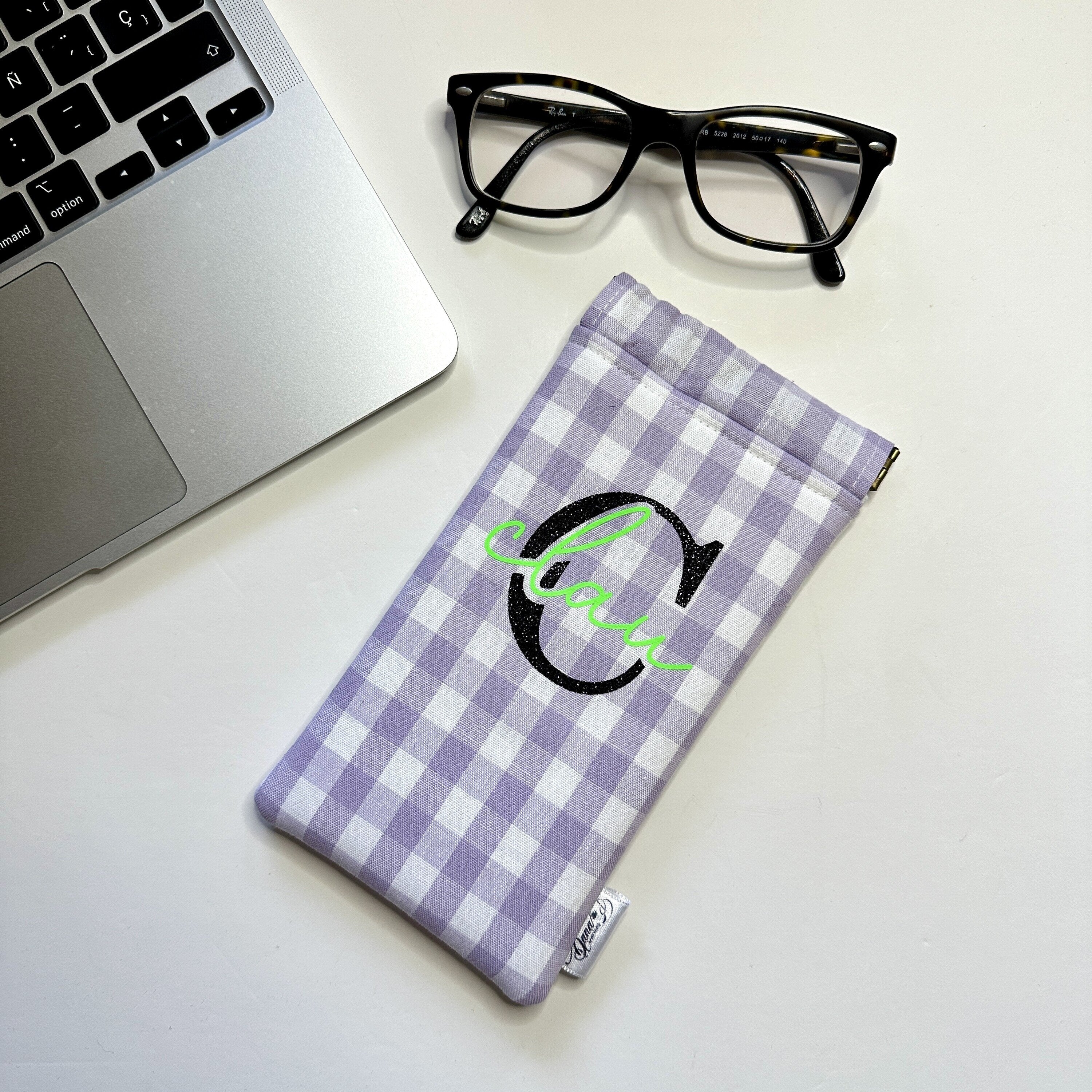 Funda de Gafas Vichy Personalizada con Inicial y Nombre