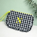 Bolso de mano Vichy Negro con flúor