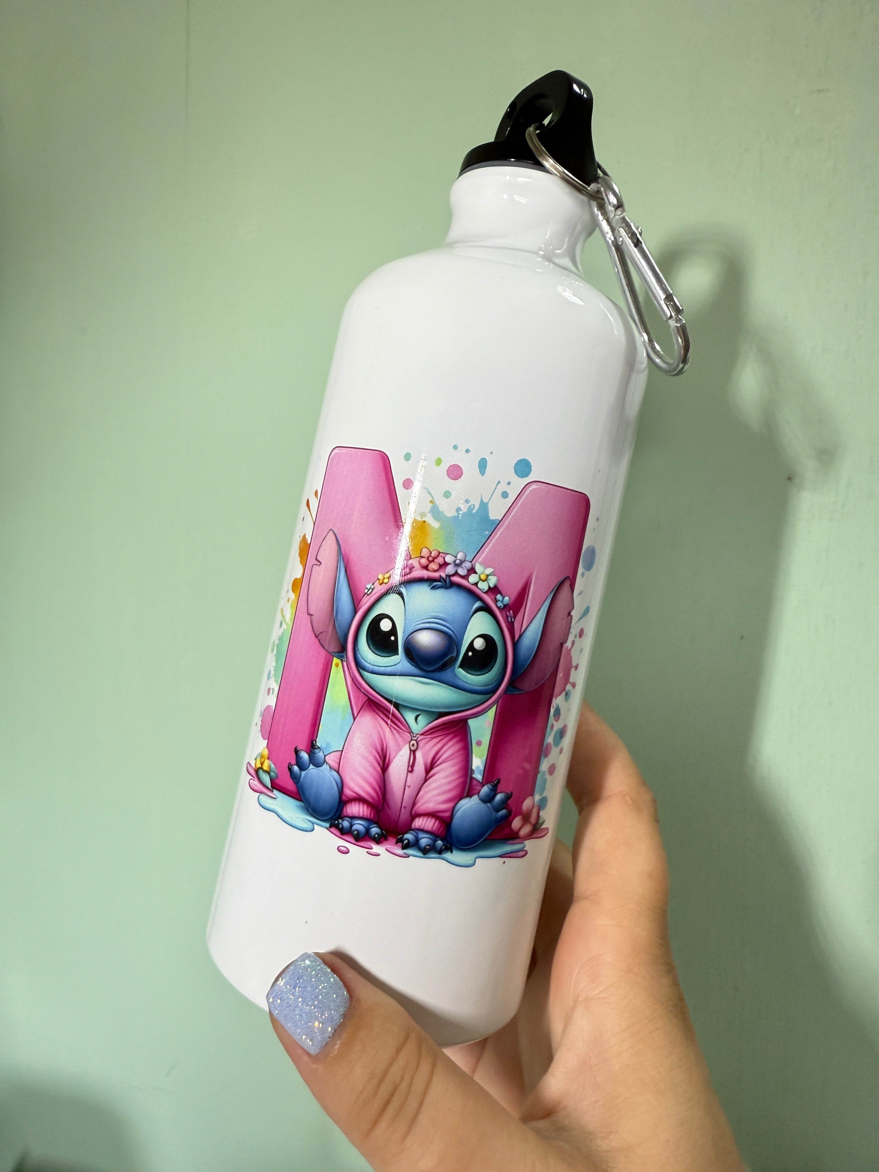 Botella de aluminio personalizada Stitch