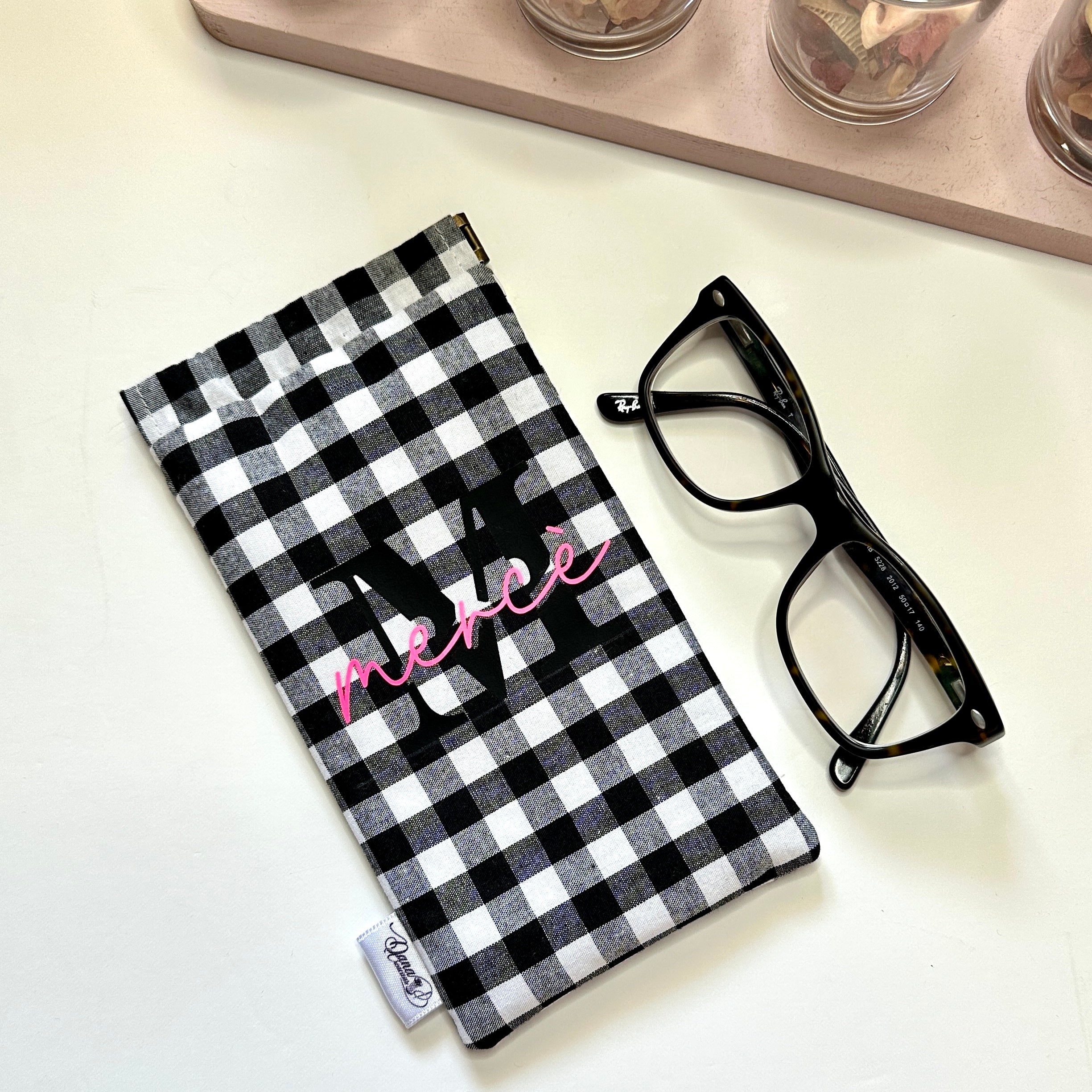 Funda de Gafas Vichy Personalizada con Inicial y Nombre