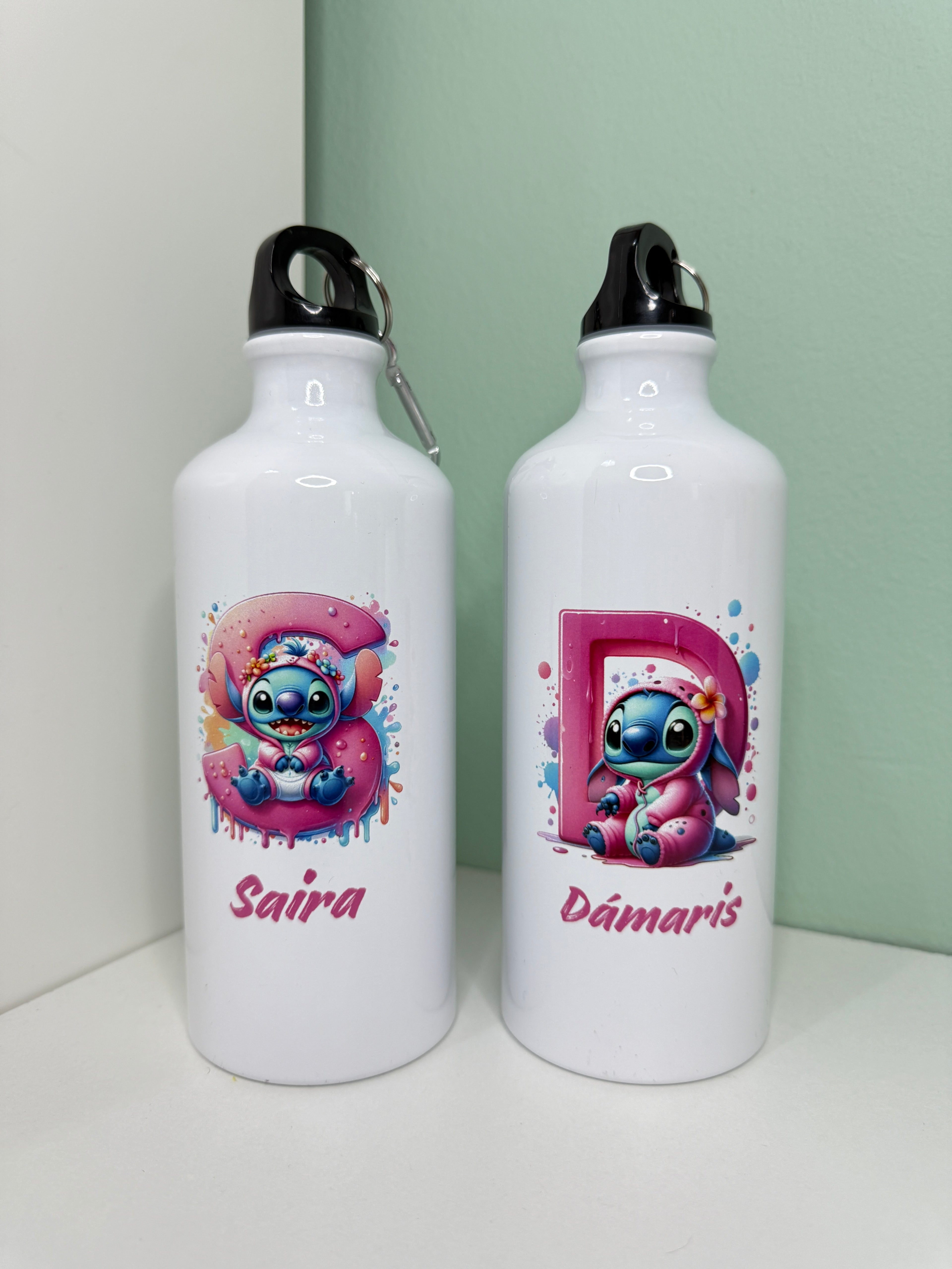 Botella de aluminio personalizada Stitch