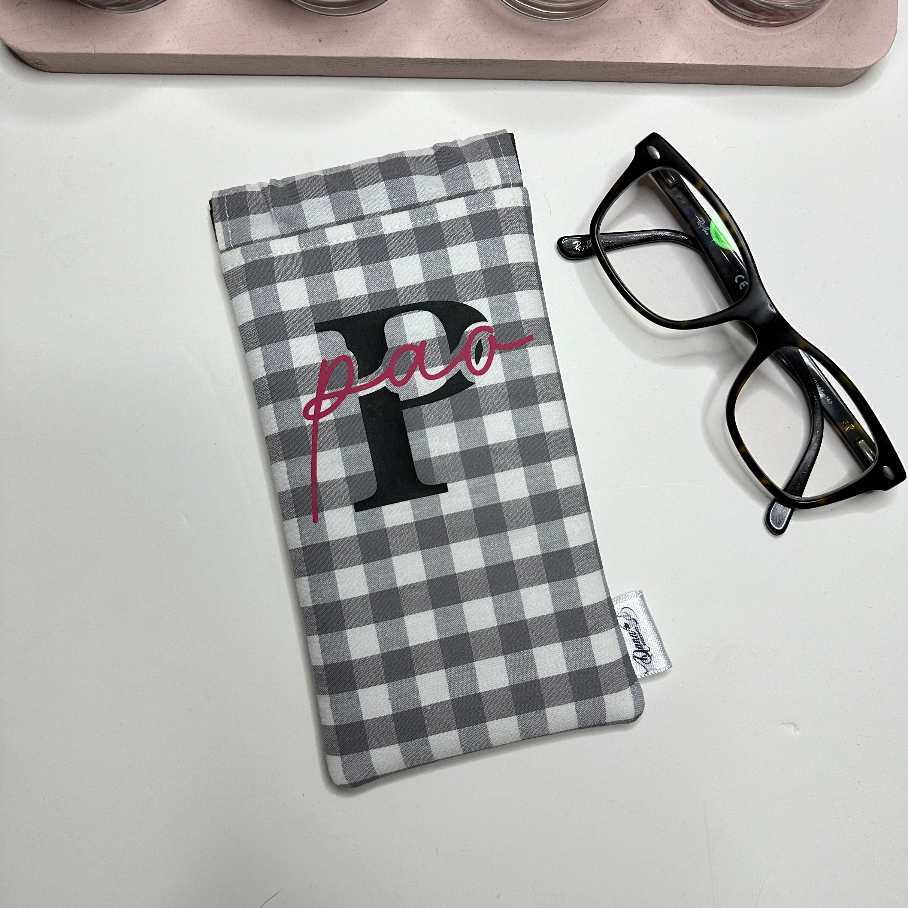 Funda de Gafas Vichy Personalizada con Inicial y Nombre