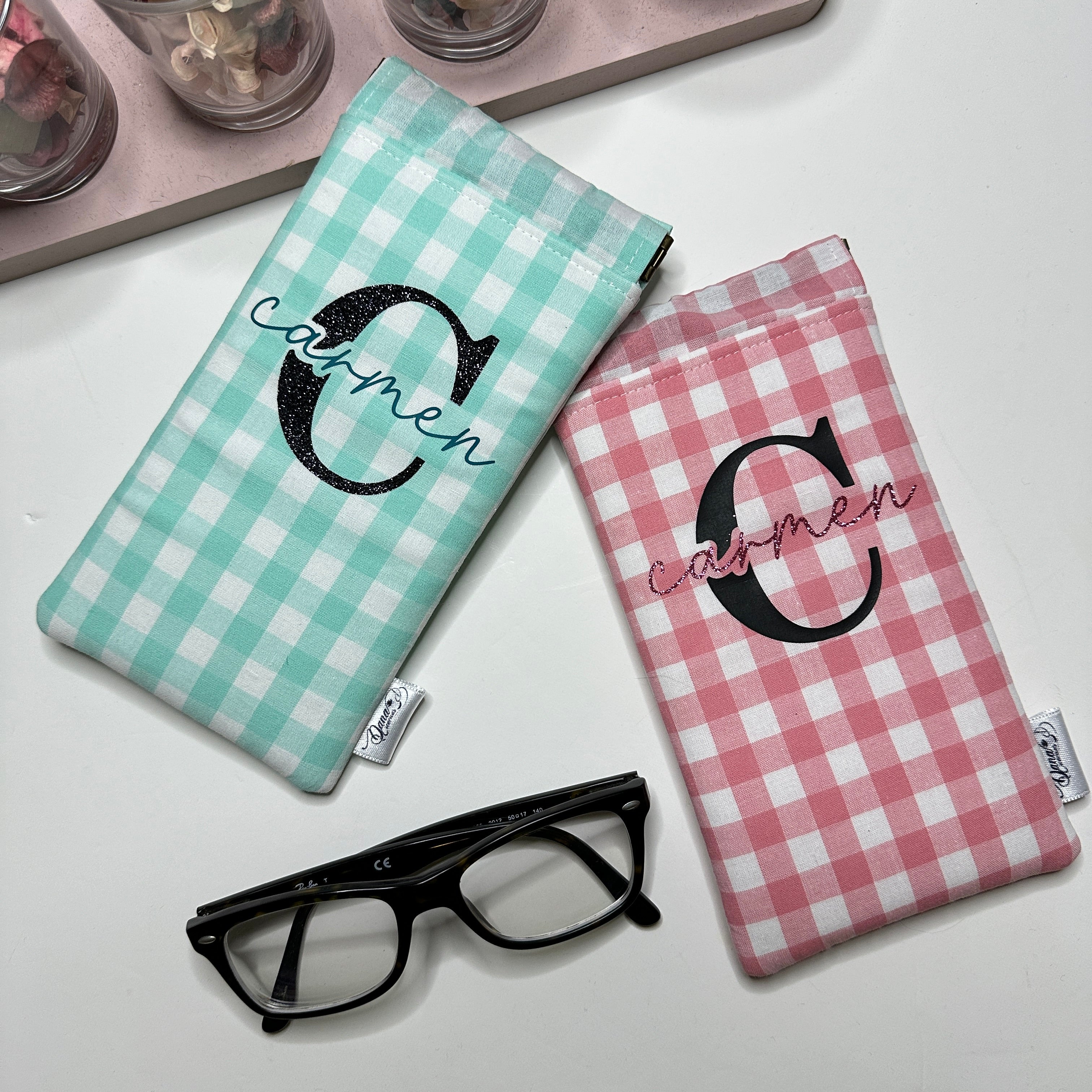 Funda de Gafas Vichy Personalizada con Inicial y Nombre