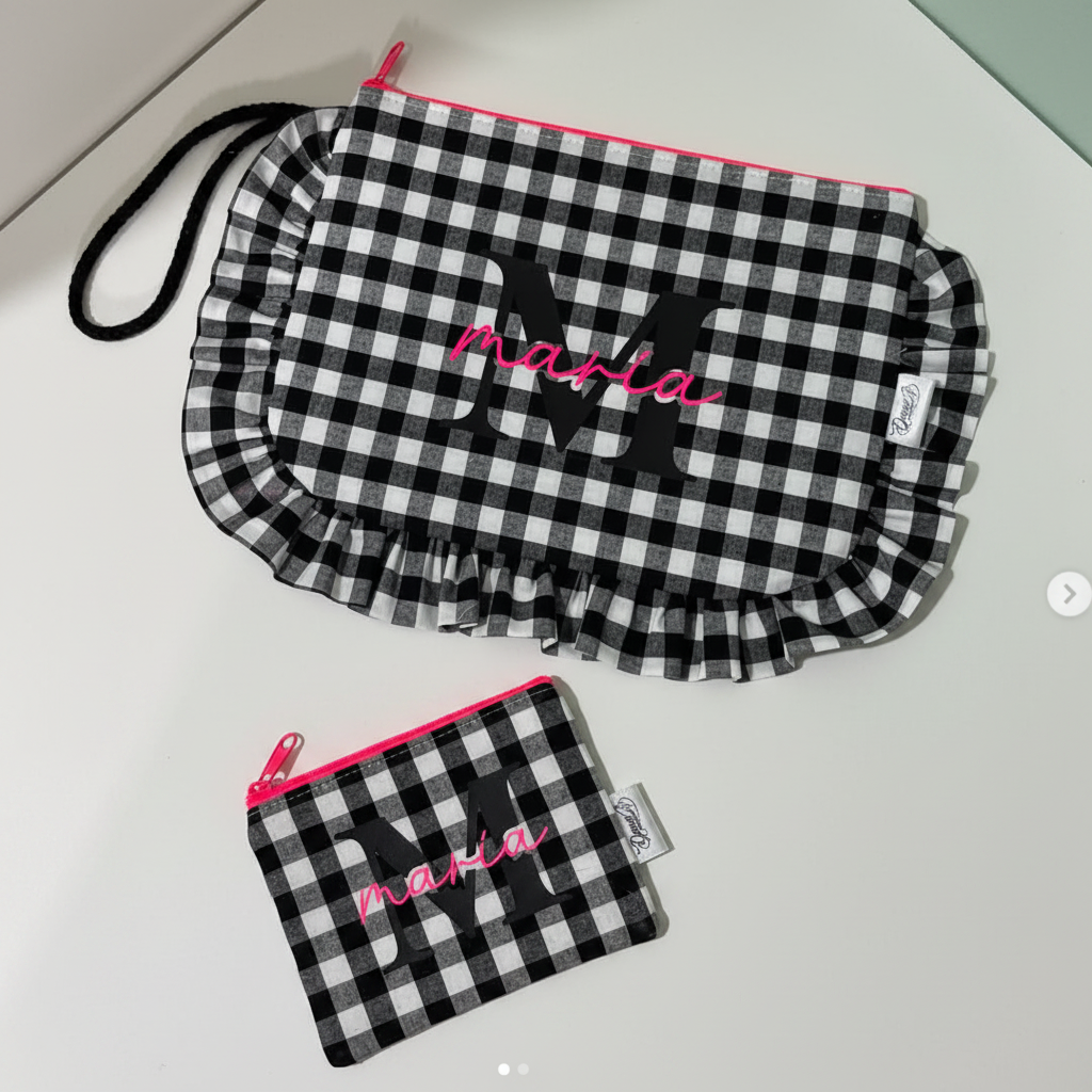 Bolso Vichy Negro - mejorada