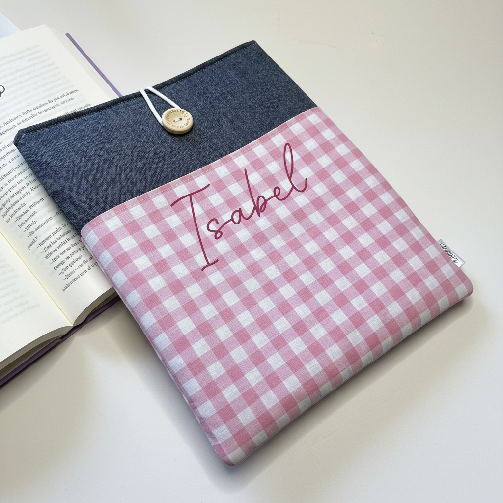 Funda de Libro Vaquero y Vichy