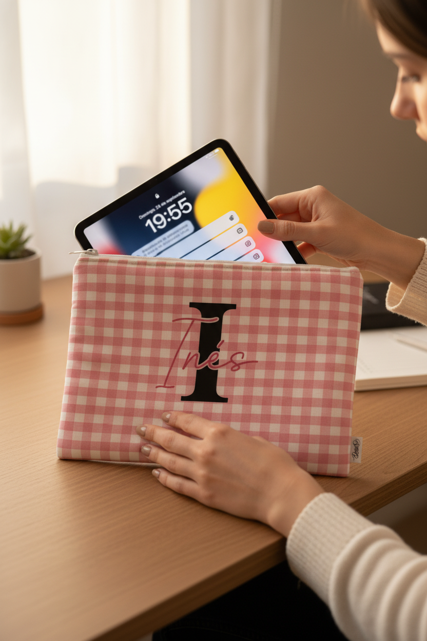 Funda de Tablet - en uso